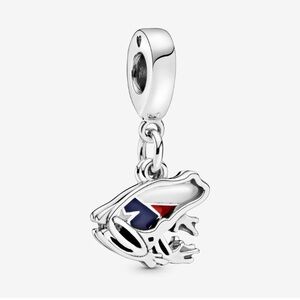 Pandora Puerto Rico Silver Frog Charm